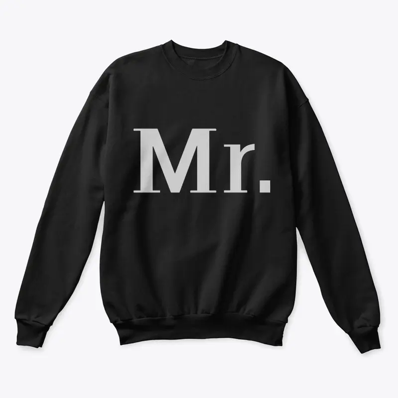 "Mr." collection sweatshirt